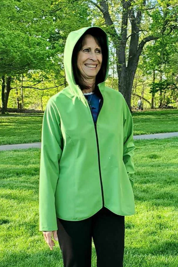 Waterproof Jacket Apple Green Short