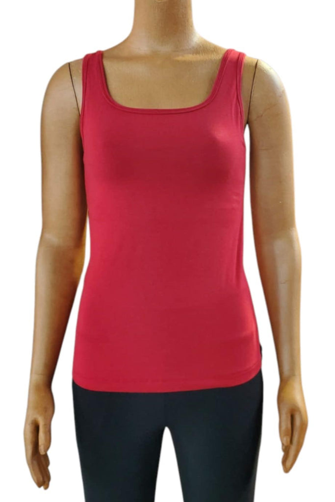 Bamboo tank bra liner breathable made in canada long tank natural fibre