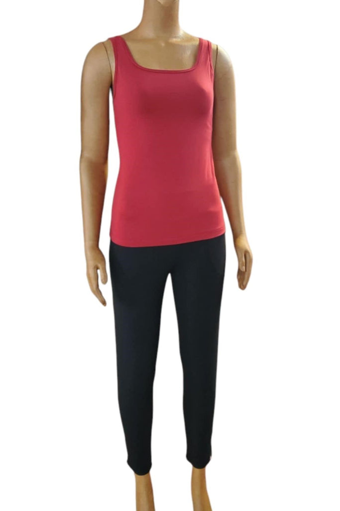 Bamboo tank bra liner breathable made in canada long tank natural fibre