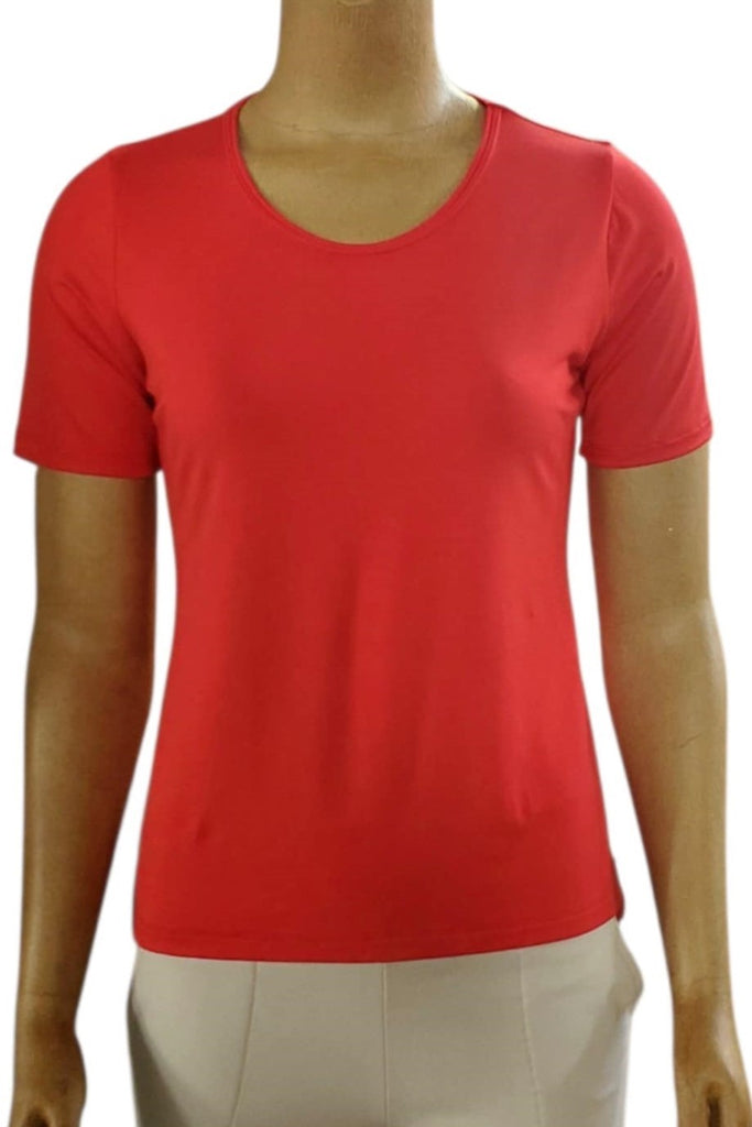 Bamboo Tee Poppy Red