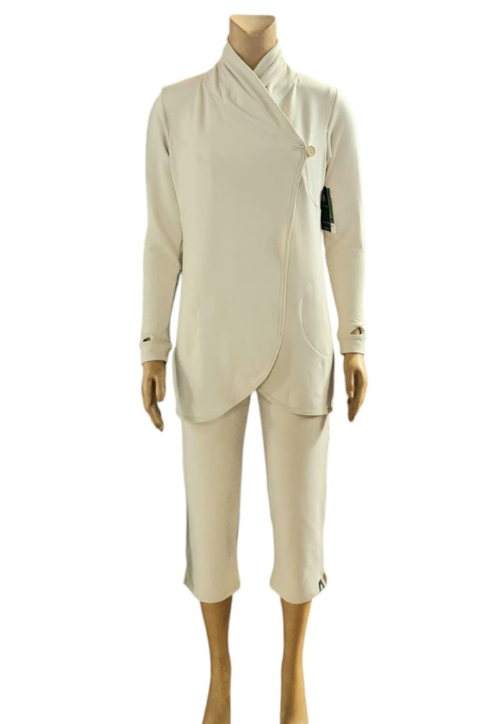 bamboo crop capri breathable  made in canada oekotex sustainable highwaisted 