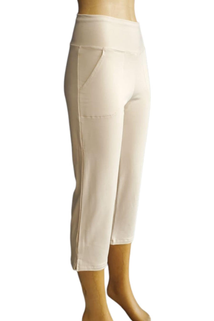 bamboo crop capri breathable  made in canada oekotex sustainable highwaisted 